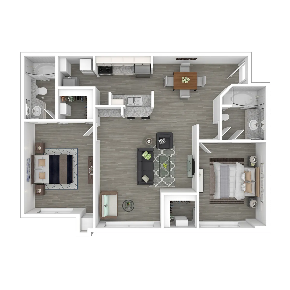 Floor plan The Dahlia - Renovated