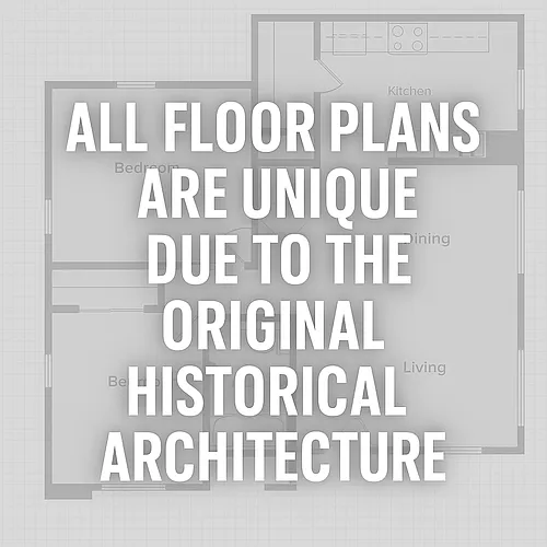 Floor plan 1 Bedroom - Historical