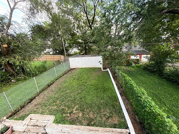 Large back yard for play