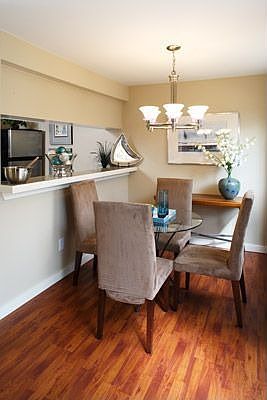 Dining area with bistro bar