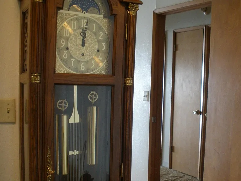 Grandfather clock in entry way must stay as part of owner's property