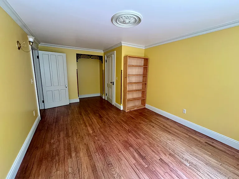 Walk-in closet in lower level bedroom