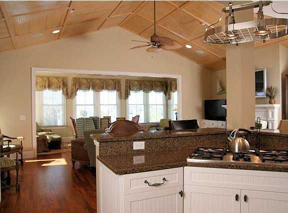 Gourmet kitchen with high end stainless steel appliances