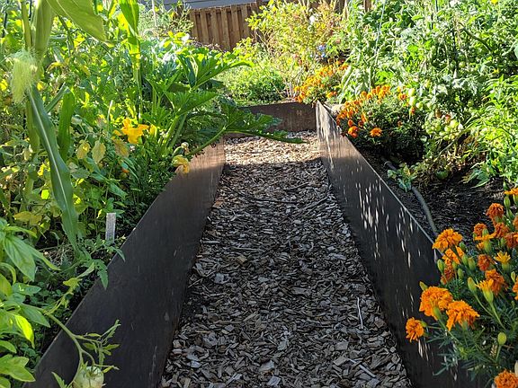 Your garden plot on the right