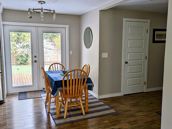 Dining Area with French Door