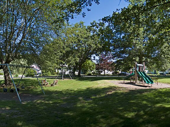 Park & playground across st.