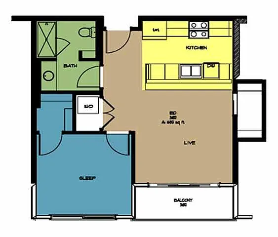 Floor plan Masonry TC-A4