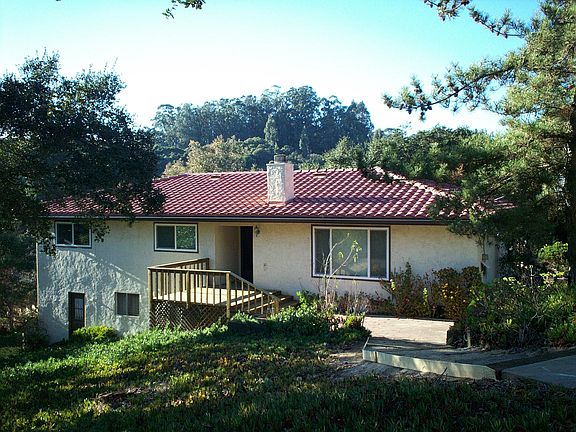 Exterior, front of home. Sits on 1+ acre.