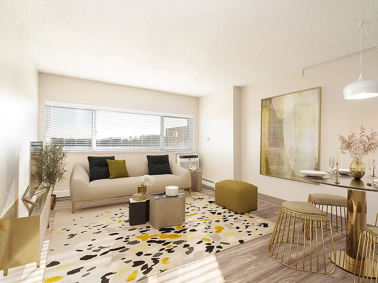 Oversized Windows with Ample Natural Lighting