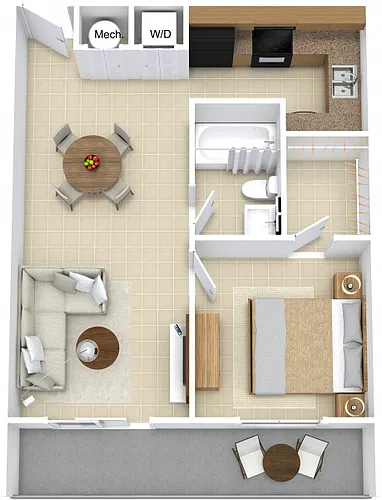 Floor plan A1 West