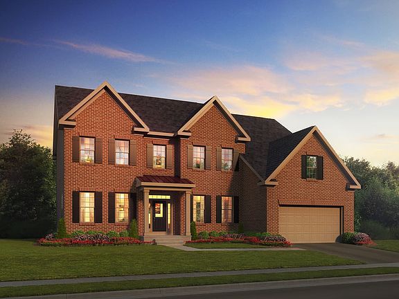 Elevation 2 of the Hadleigh a home design by Brookfield Residential at Waterford Manor