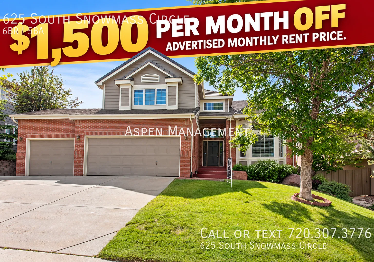 Executive Rock Creek Home - 5BD/4.5BA - Close to trails and so much more! $1,500 per month off ad... — Photo 1