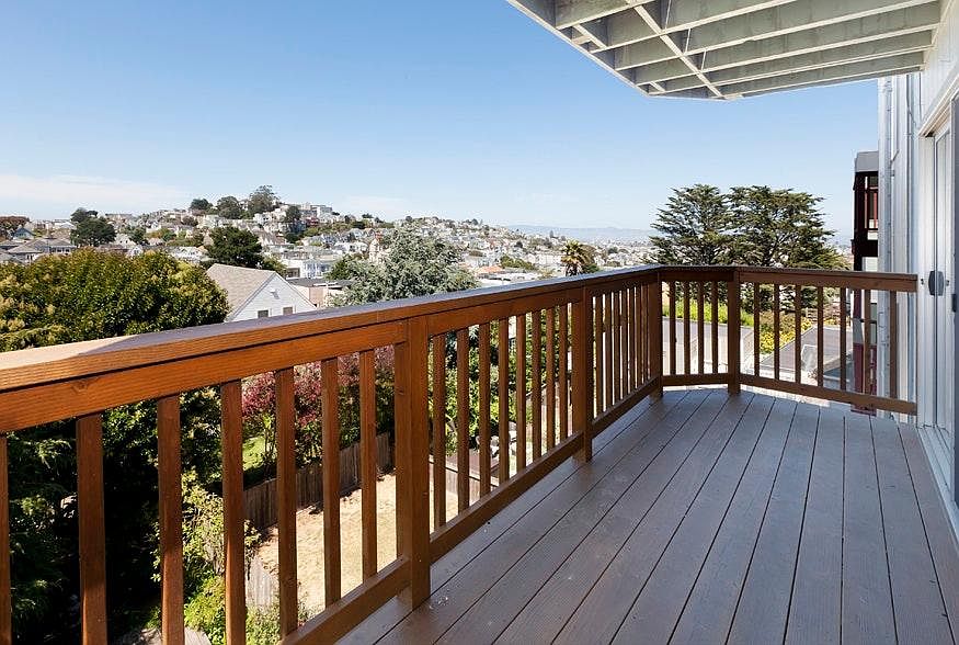 Your own private deck to enjoy the view!
