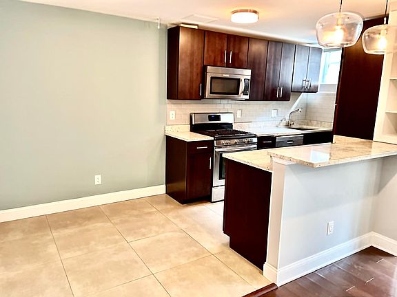 Kitchen with dining area and breakfast nook