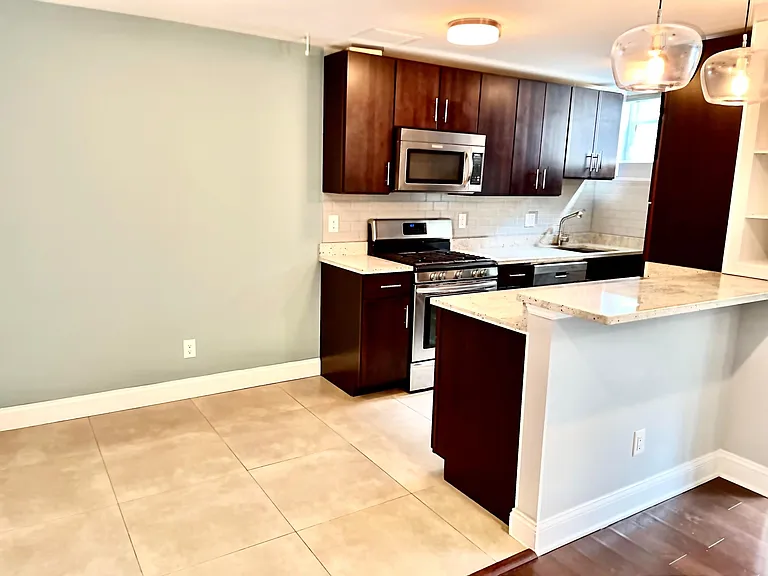 Kitchen with dining area and breakfast nook