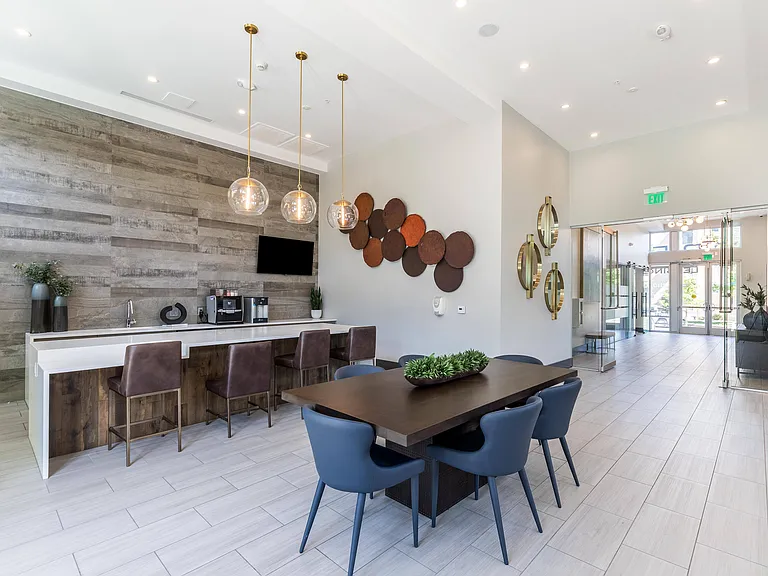 Lounge Area with Coffee Station