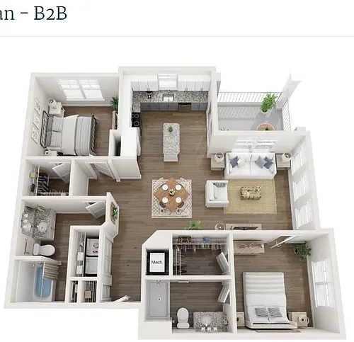 Floor plan B2B