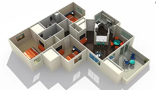 Floor plan Rabbit Ear