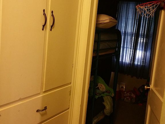Hall cabinets into first bed