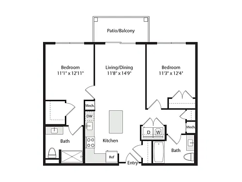 Floor plan B2AN