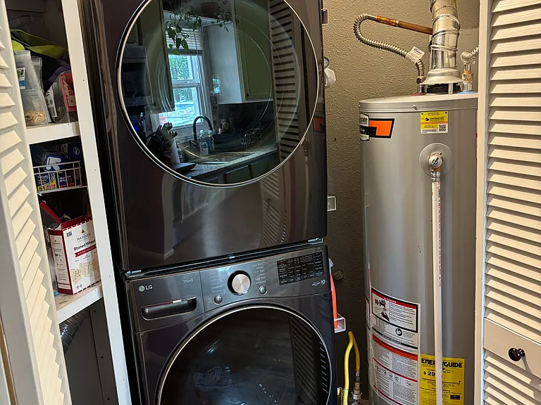 New washer and dryer