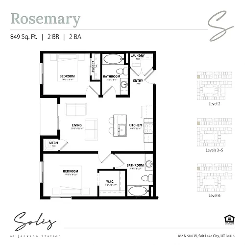 Floor plan Rosemary