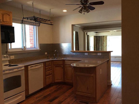 Kitchen with open floor plan