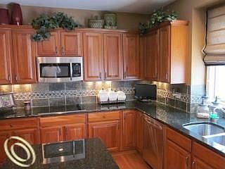 Cherry Kitchen with Granite Counters