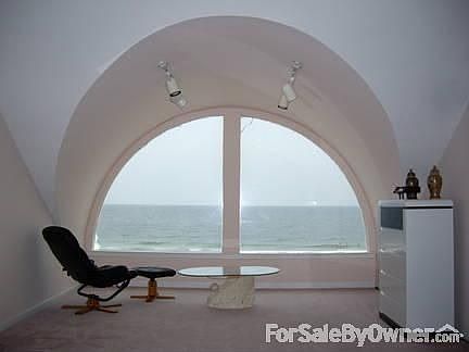 View from master bedroom
						:
						View the beautiful emerald green Gulf of Mexico from the master bedroom.