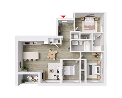 Floor plan 402