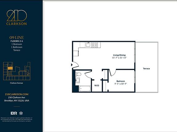 2nd image of 210 Clarkson Ave #208