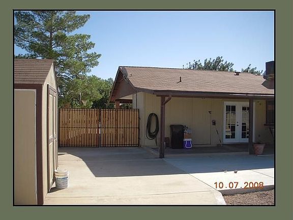 RV access and work shed