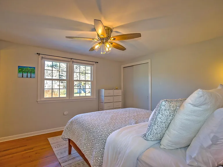 Master Bedroom (1 of 4) with Queen Size Mattress and 1/2 Bath