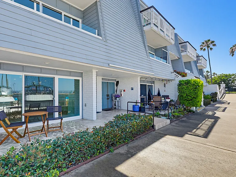Side view of condo