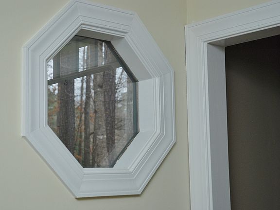 Octagon Window in the Foyer