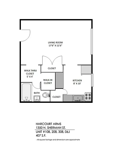Floor plan Studio