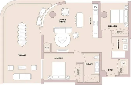 Floor plan BW
