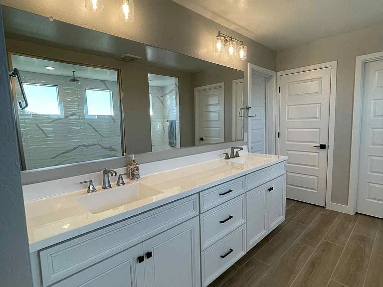 Primary Bathroom with double sink