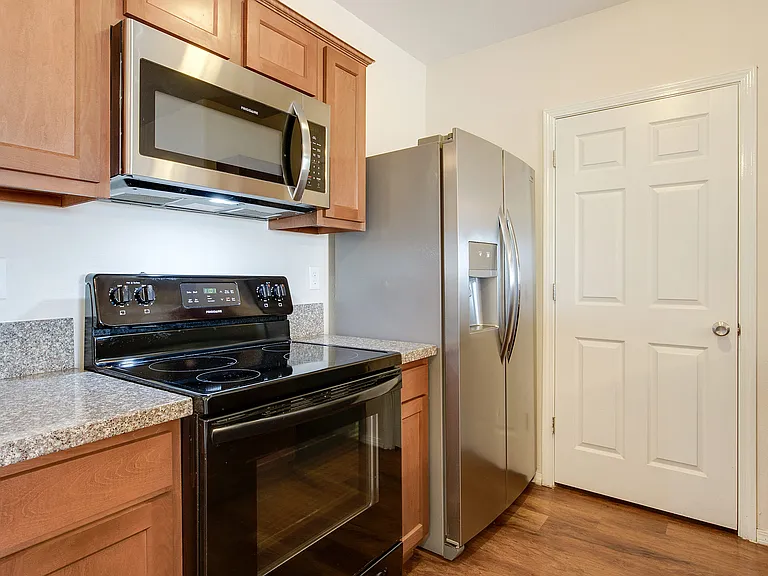 224 pictured. 220 has same floorplan, fixtures, and finishes.