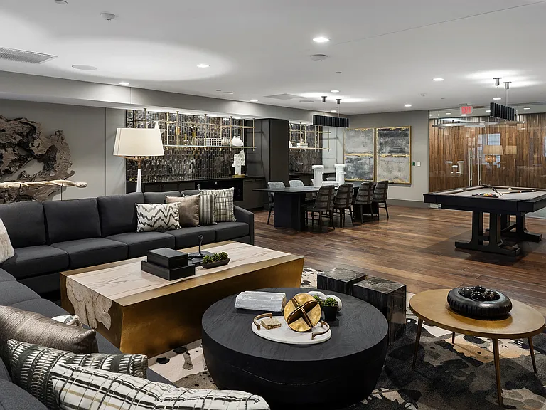 Member Clubroom Media Lounge & Entertaining Kitchen