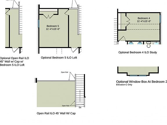 Jordan Second Floor Options