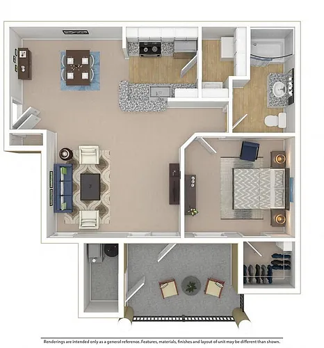 Floor plan Everett - A1A