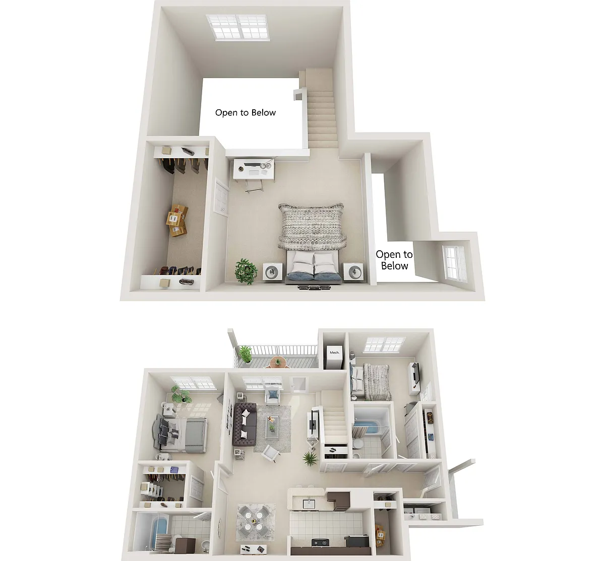 Floor plan Braeburn With Loft