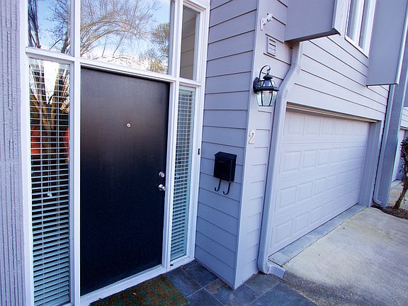 All units were newly painted in a crisp shade of gray with b