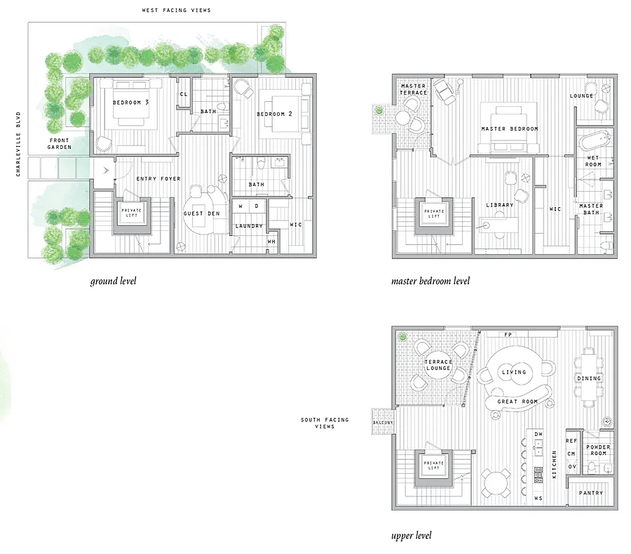 Floor plan Townhome 3