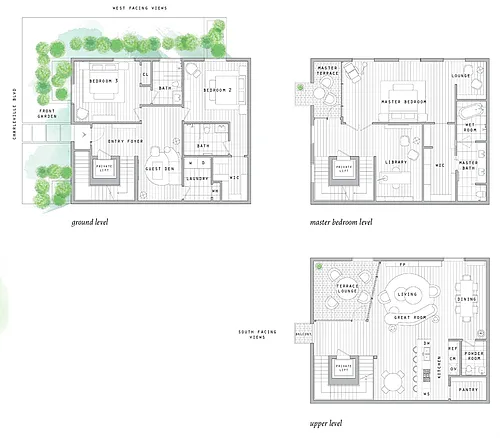 Floor plan Townhome 3