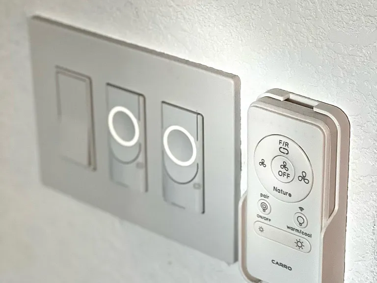 Smart light dimmers and ceiling fan remotes for every room