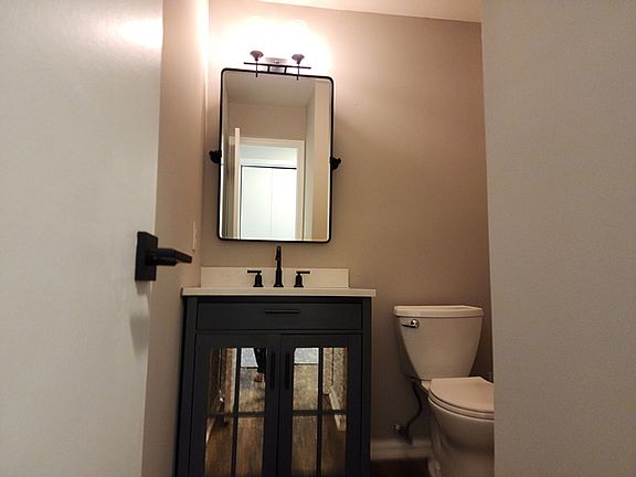 Half bath downstairs.