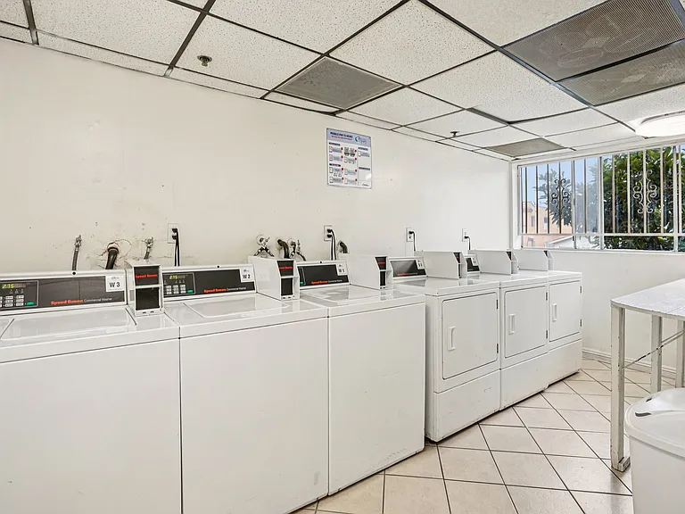 The laundry room