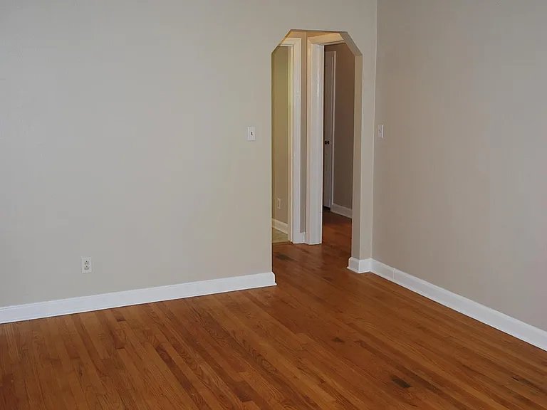 From living room through arched doorway